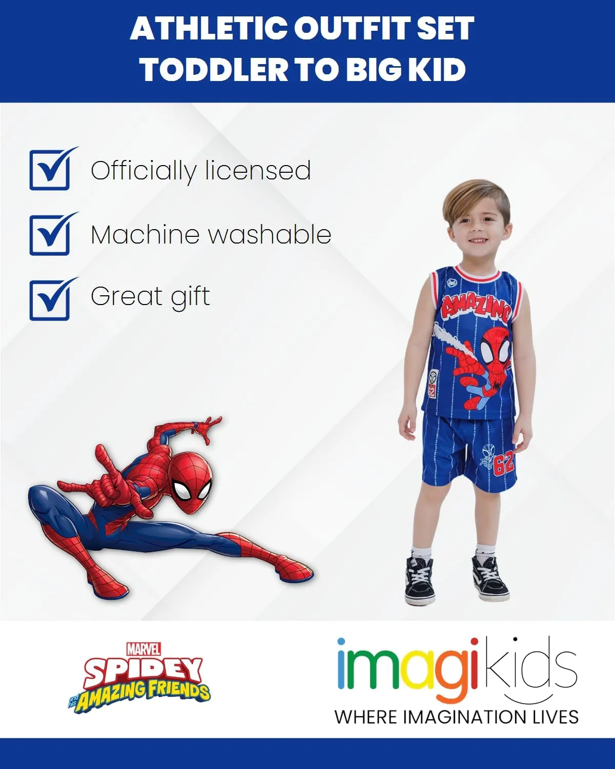 Marvel Spider-Man Miles Morales Hulk Mesh Jersey Tank Top Shirt and Basketball Shorts Toddler to Big Kid Sizes (2T - 18-20)
