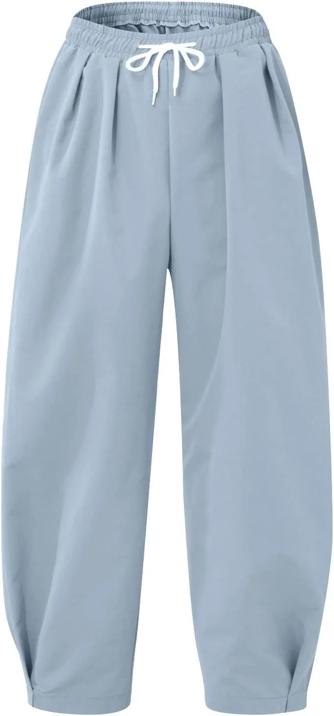 Men's Fashion Pants Baggy Wide Straight Leg Joggers Loose Fit Workout Pants Leisure and Daily Wear Trousers