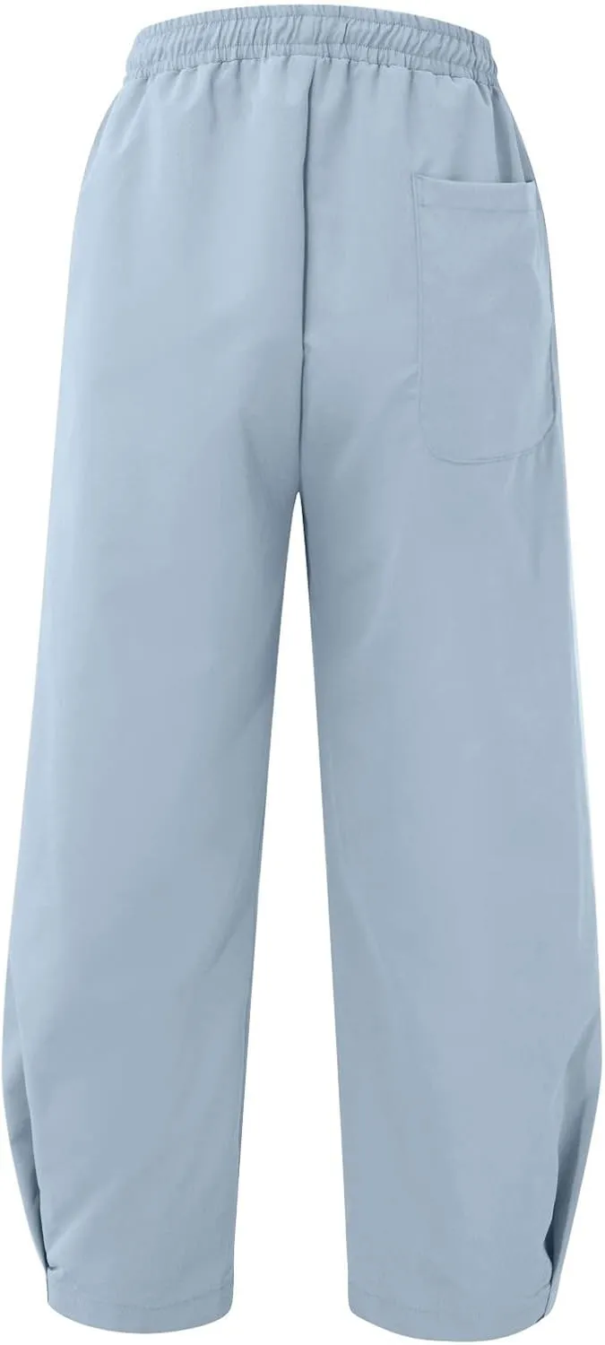 Men's Fashion Pants Baggy Wide Straight Leg Joggers Loose Fit Workout Pants Leisure and Daily Wear Trousers