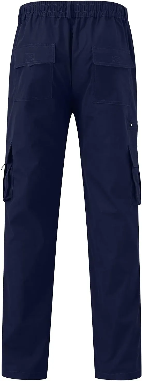 Men's Hiking Pants Lightweight Tactical Joggers Running Golf Trousers Loose Fit Summer Outdoor Work Pants