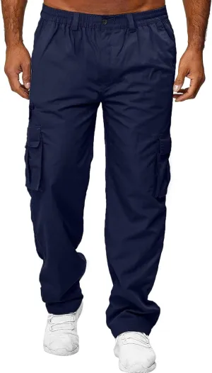 Men's Hiking Pants Lightweight Tactical Joggers Running Golf Trousers Loose Fit Summer Outdoor Work Pants