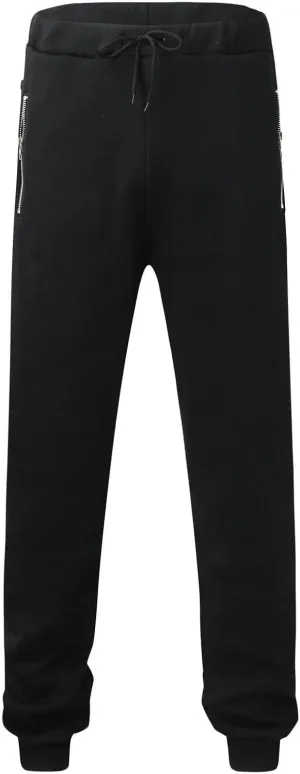 Men's Jogger Pants Slim Fit Elastic Waist Zipper Pockets Lightweight Drawstring Casual Daily Workout Athletic