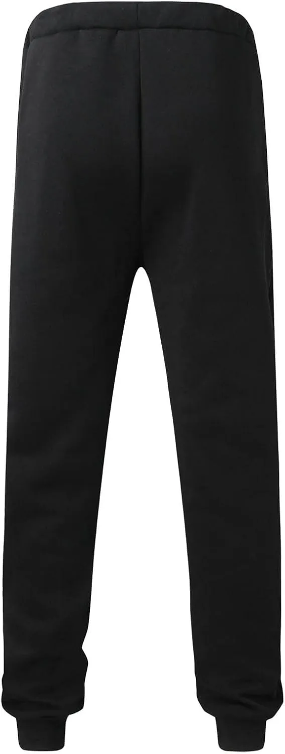 Men's Jogger Pants Slim Fit Elastic Waist Zipper Pockets Lightweight Drawstring Casual Daily Workout Athletic