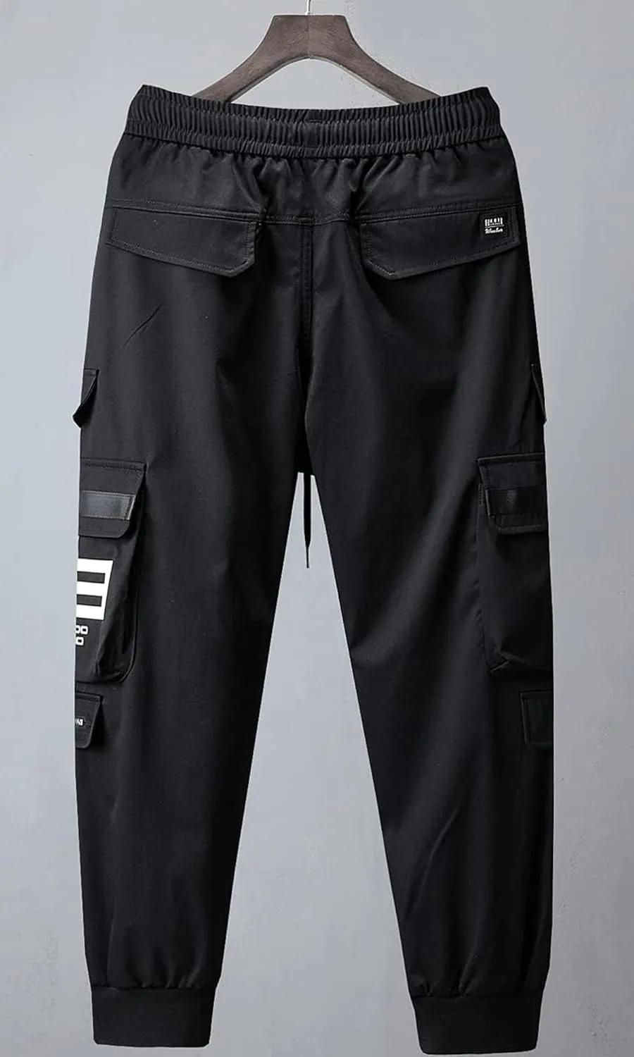 Men's Joggers Punk Cargo Baggy Techwear Hip Hop Harem Streetwear Tactical Track Pants