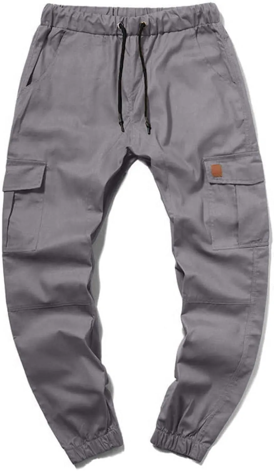 Men's Slim Fit Cargo Pants Stretch Comfy Drawstring Sweatpants Casual Workout Chinos Pants Fashion Work and Travel Pants