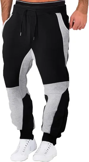 Mens Sweatpants with Pockets Men's Joggers Pants with Deep Zip Pockets Recycled Polyester Athletic Pants Loose-fit