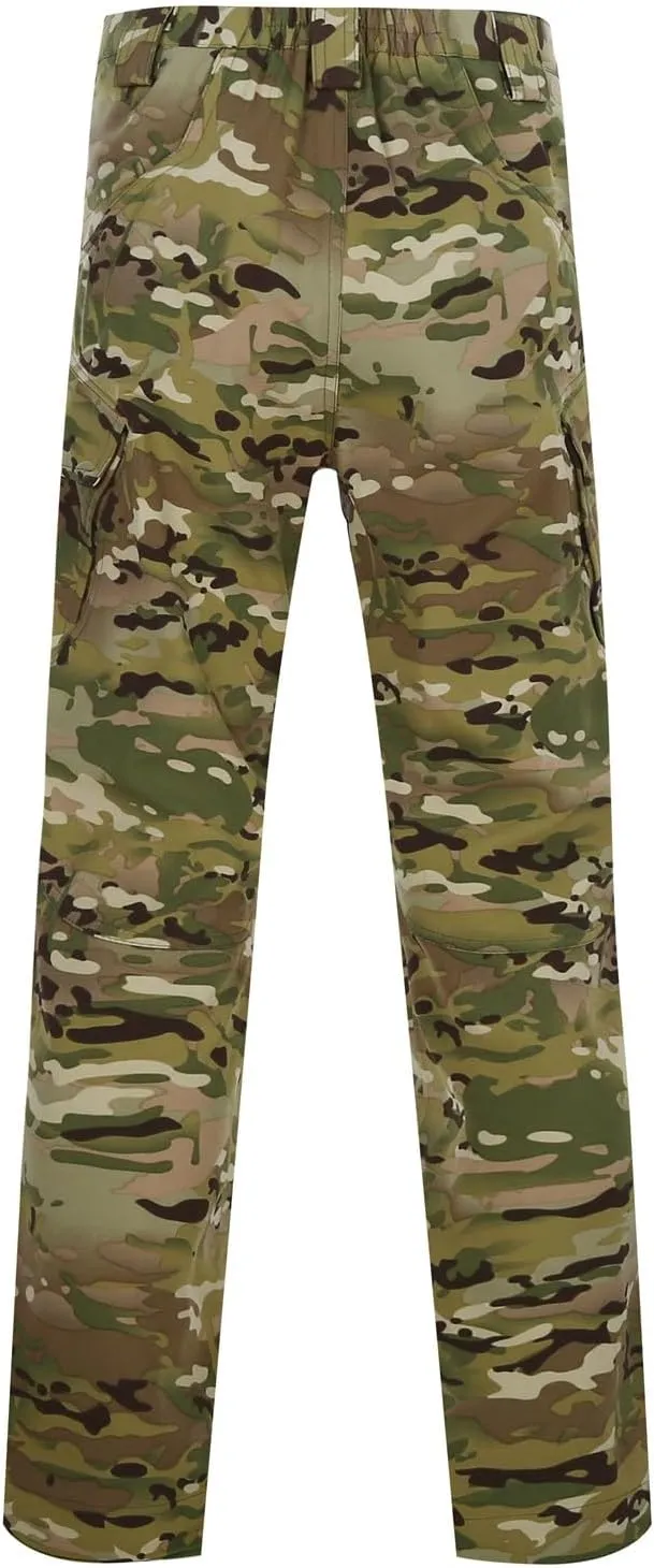 Men's Tactical Cargo Pants Hiking Joggers Running Workout Gym Track Golf Pants Summer Lightweight Trousers
