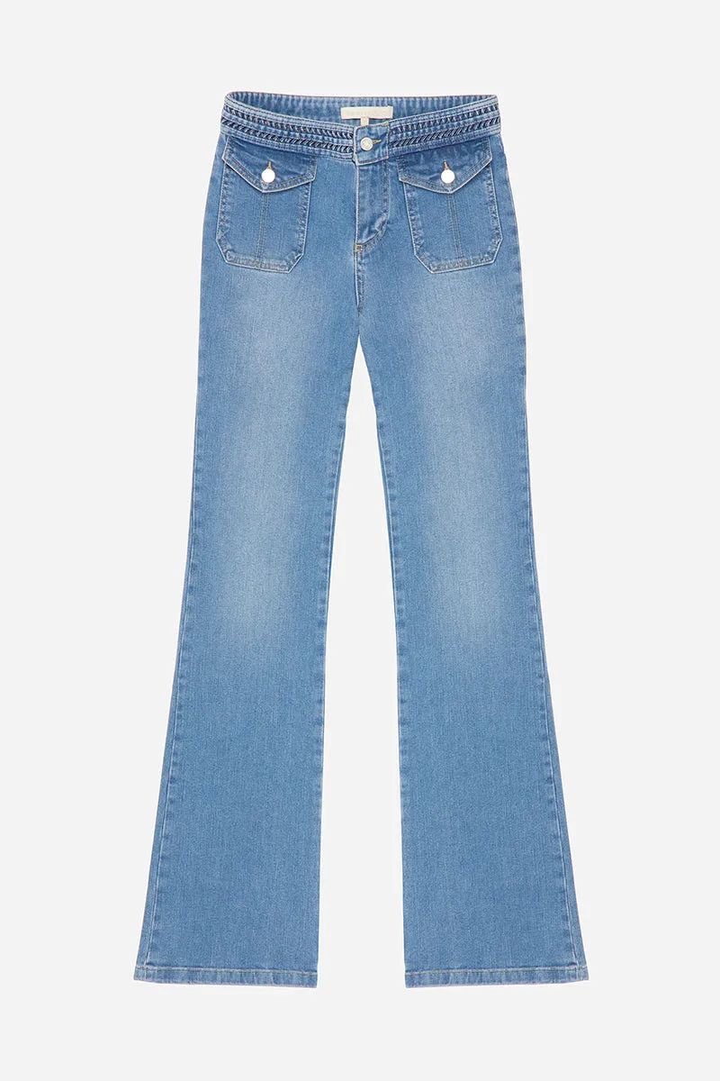 Nano Boot Cut Jeans Light Indigo