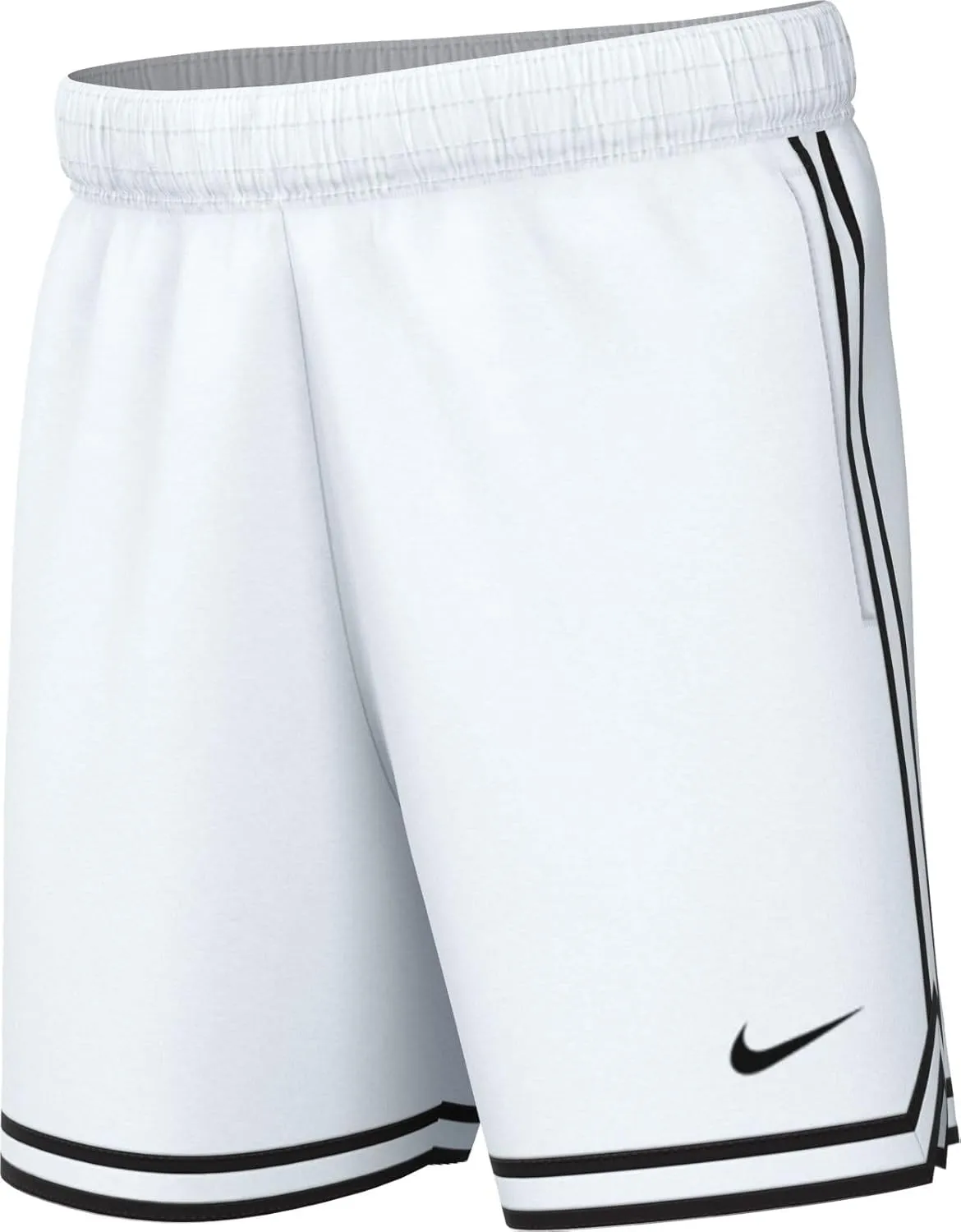 Nike Dri-FIT DNA Big Kids' (Boys') Basketball Shorts (White/Black, FJ6802-100) Size Large