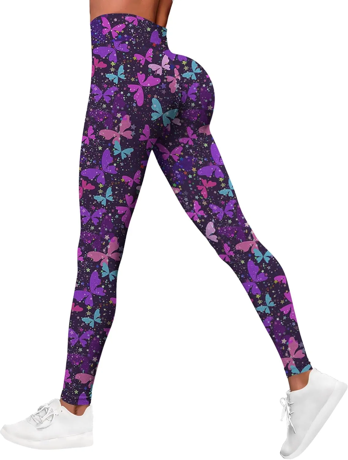PAGYMO Leggings for Women Printed Womens Funny Gym Yoga Pants