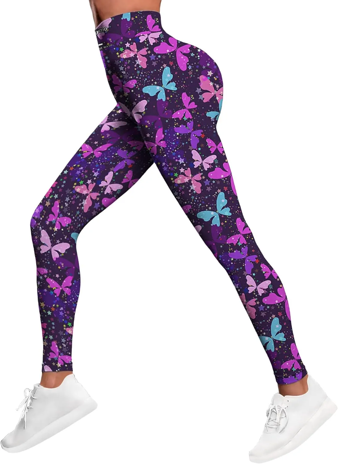 PAGYMO Leggings for Women Printed Womens Funny Gym Yoga Pants