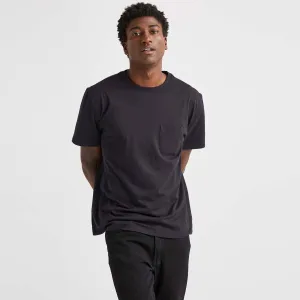 Pima Cotton Pocket Tee (Black)