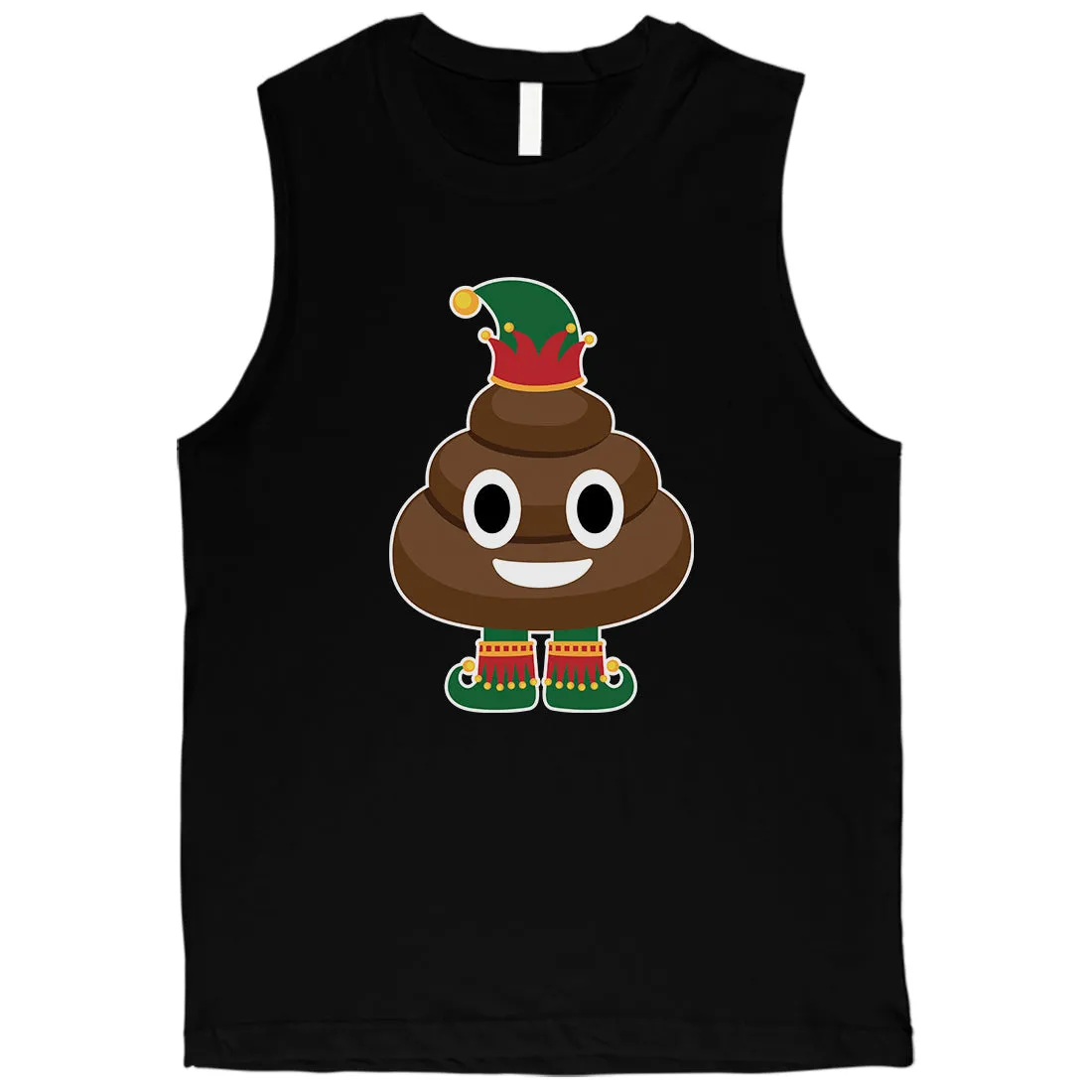 Poop Elf Mens Muscle Top