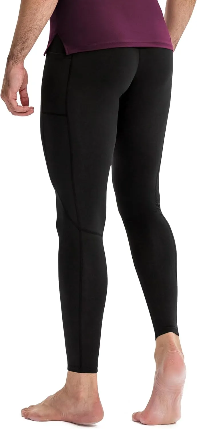 Queerier Mens Compression Pants Cool Dry Workout Leggings Athletic Sports Base Layer Bottoms Running Tights