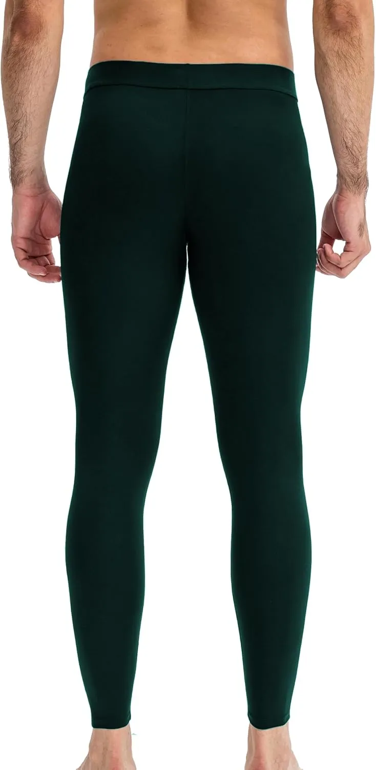 Queerier Mens Compression Pants Cool Dry Workout Leggings Athletic Sports Base Layer Bottoms Running Tights