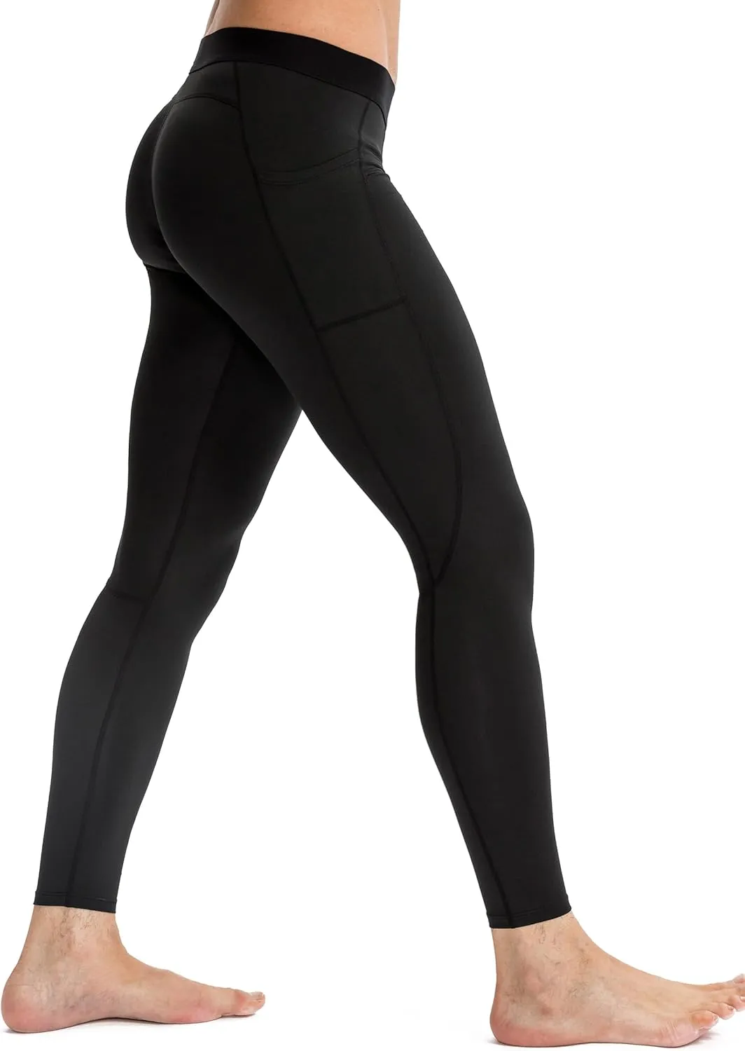 Queerier Mens Compression Pants Cool Dry Workout Leggings Athletic Sports Base Layer Bottoms Running Tights