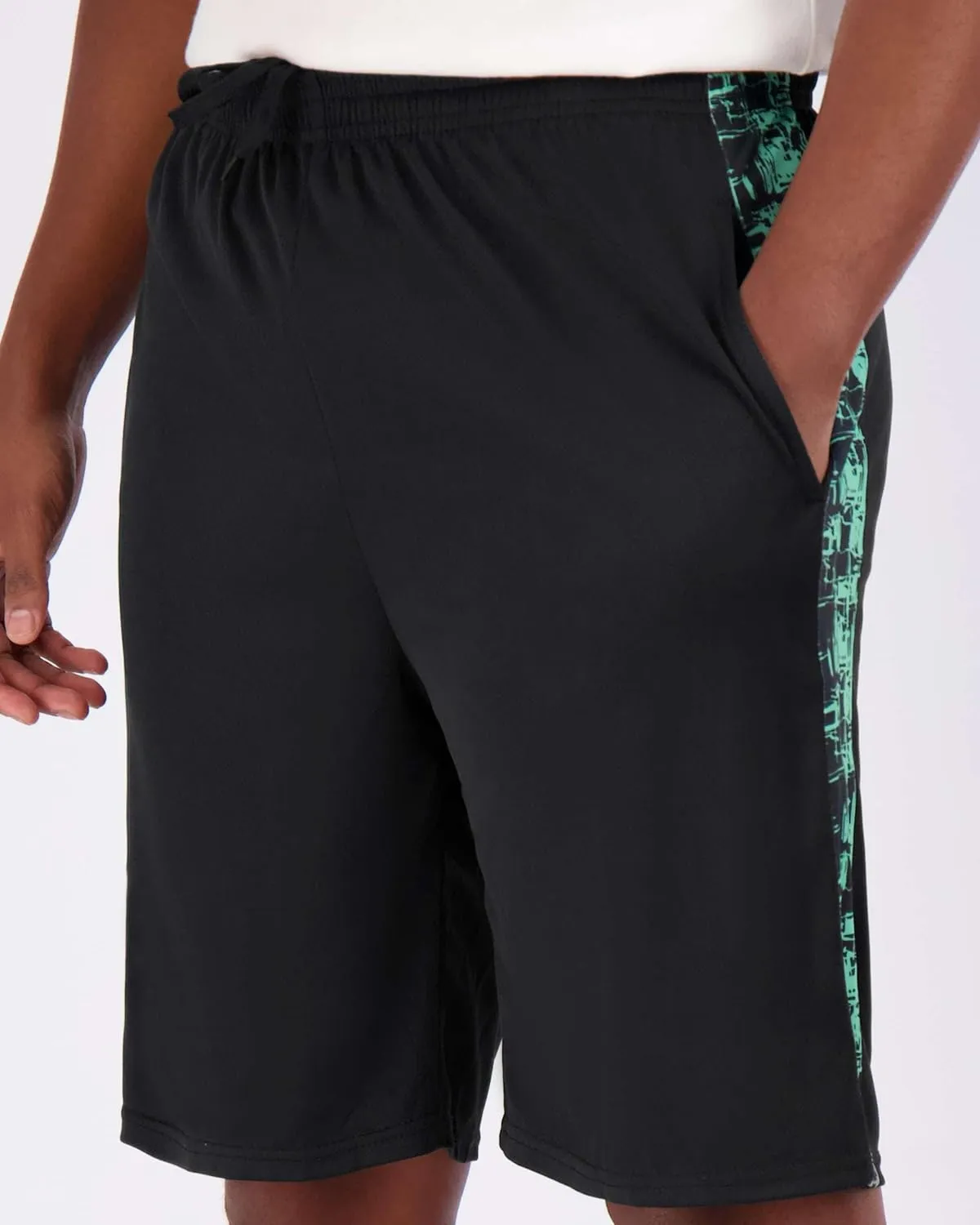 Real Essentials 5 Pack: Men's Mesh Athletic Basketball Shorts Quick Dry Activewear with Pockets
