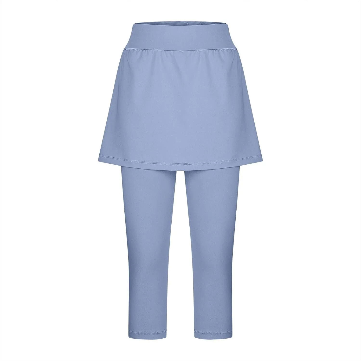 Skirted Leggings for Women 2025 Tennis Golf Skorts Plus Size Skirts Gym Athletic Capris Pickleball Yoga Outfit