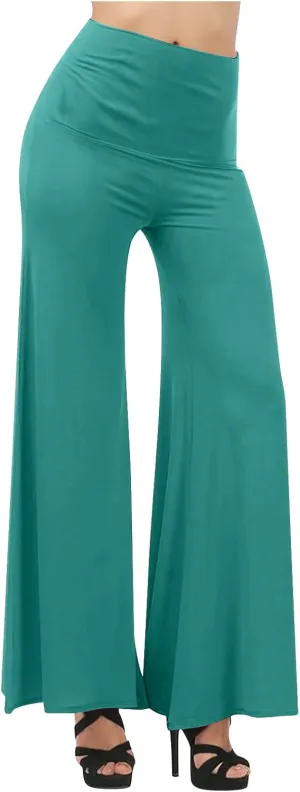 SMIDOW Womens Flare Yoga Pants High Waist Plus Size Tummy Control Wide Leg Flowy Pant Trousers Casual Loose Comfy Gym Pants