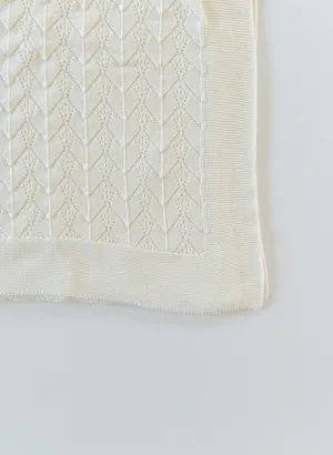 The Wander Baby Blanket - Ivory
