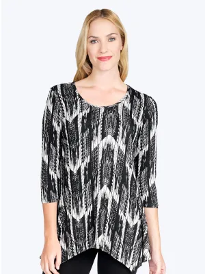 Tianello "Payson" French Knit "Asbury" Tunic