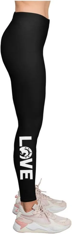 Tstars Leggings for Women Teen Girls Gift for Fans Team Players Love Volleyball Soccer Horses Mom Hobbies Tights Legging
