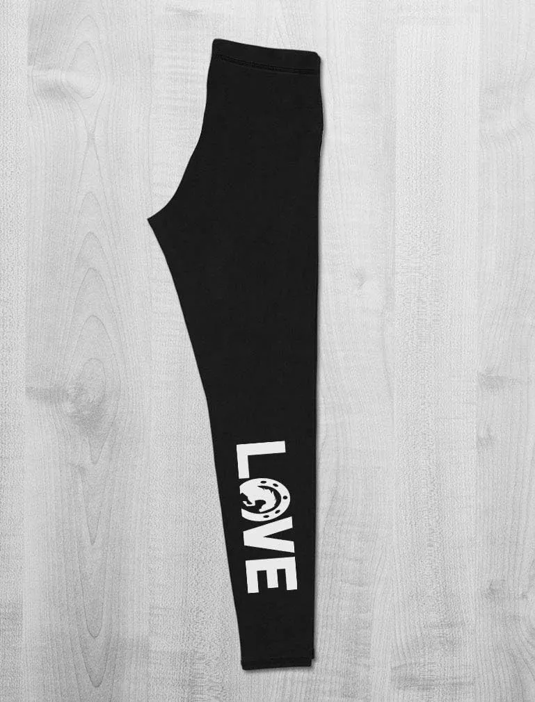 Tstars Leggings for Women Teen Girls Gift for Fans Team Players Love Volleyball Soccer Horses Mom Hobbies Tights Legging