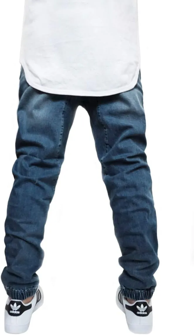 URBANJ Men's Stretch Twill Drop Crotch Jogger Pants S-5XL