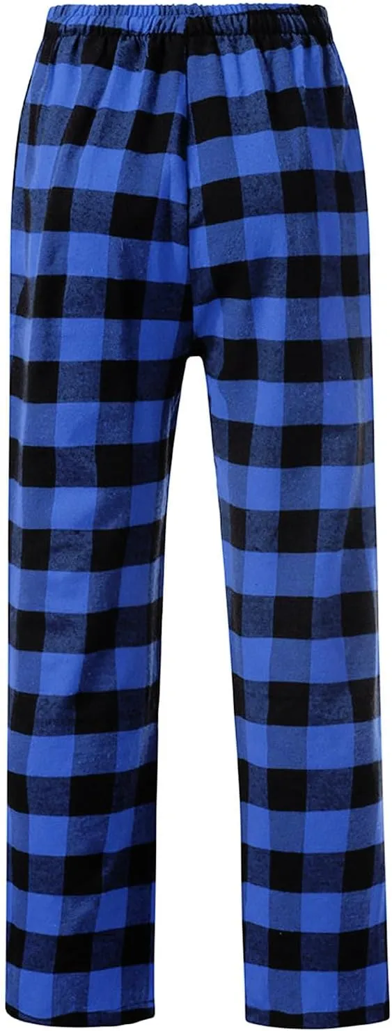 Womens Plaid Pajama Pants Sleepwear Loungewear High Waist Drawstring Long Pants Comfy Trousers Fall Fashion Clothes