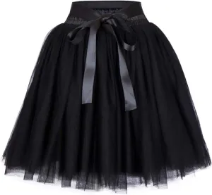 Womens Pleated Short Skirt Adult Dancing Skirt High Waist Pencil Skirts for Women Knee Length