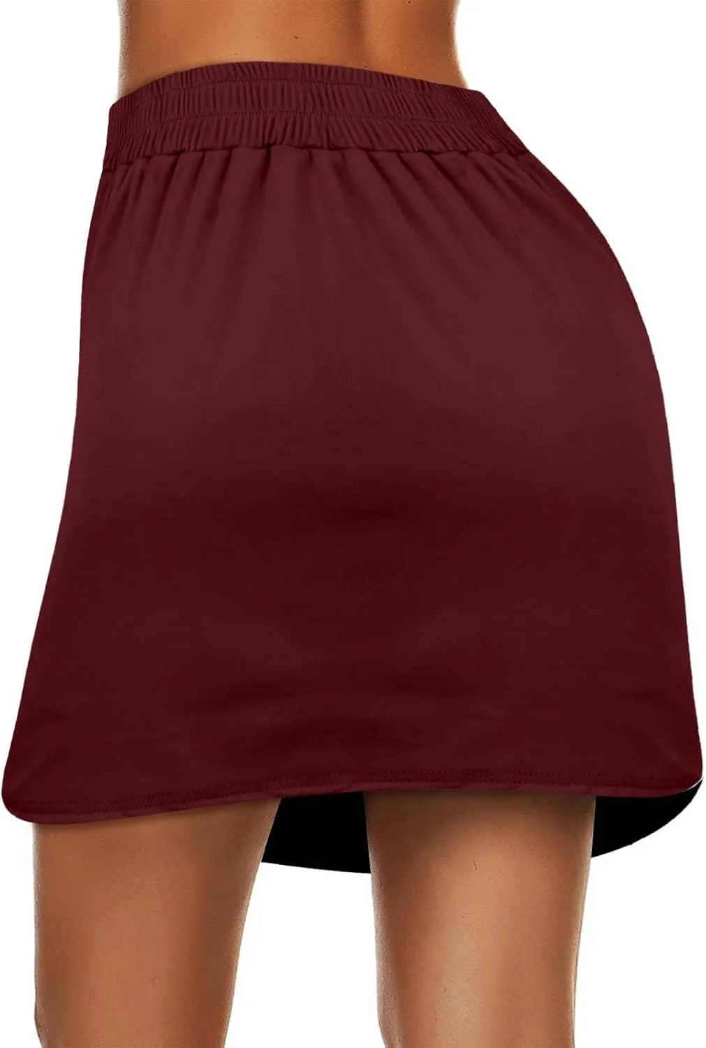 Womens Skorts with Pockets Tummy Control Plus Size Tennis Skirts High Waist Athletic Sports Pants Casual Shorts